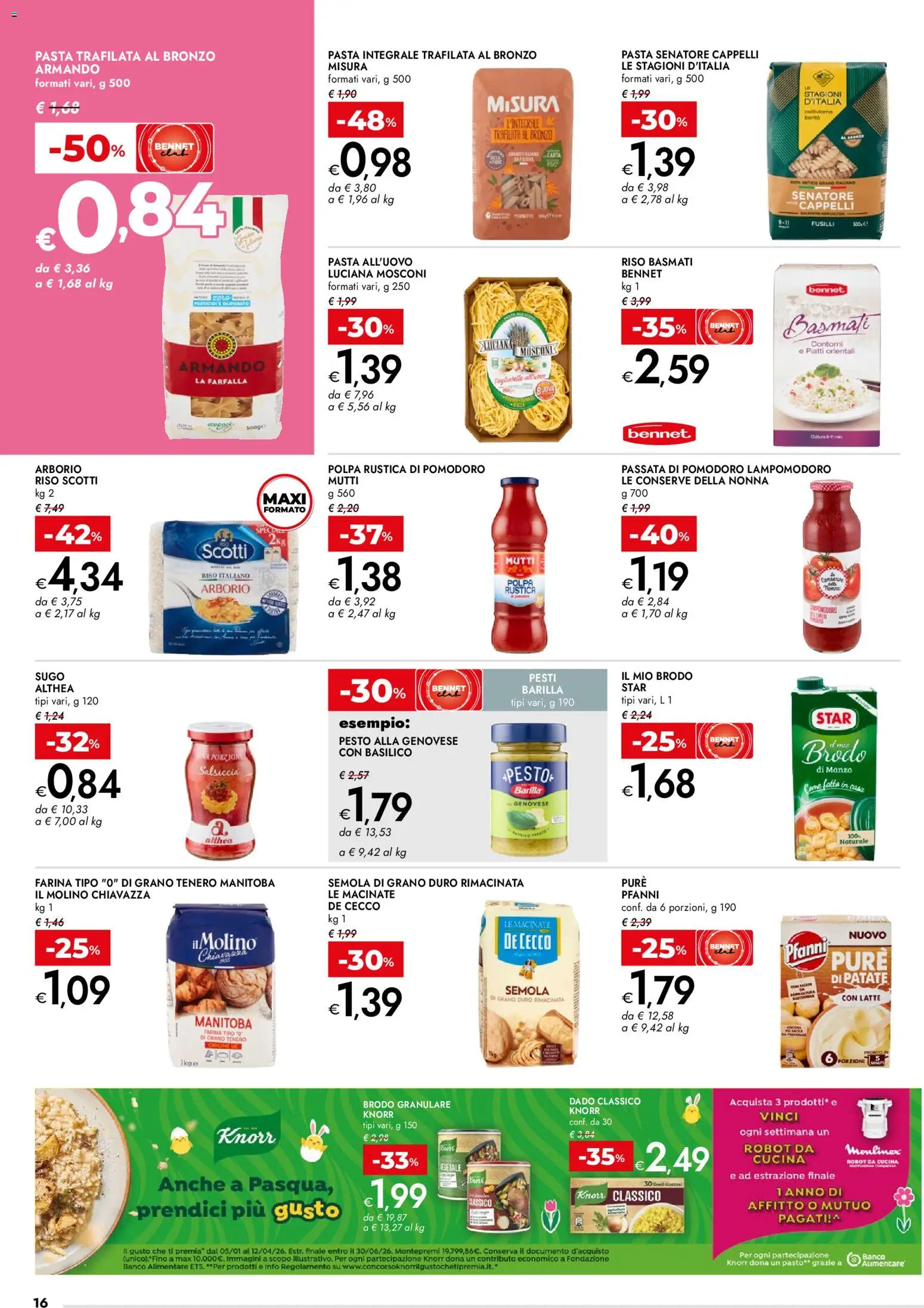 bennet volantino Pasqua - pagina 16 - valido dal 23/03/2026