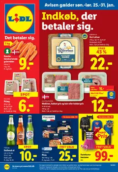 Forhåndsvisning Lidl - Tilbudsavis gyldig fra 25/01/2026