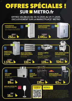 Aperçu METRO Les Black Days Marketplace valable à partir du 30/10/2025