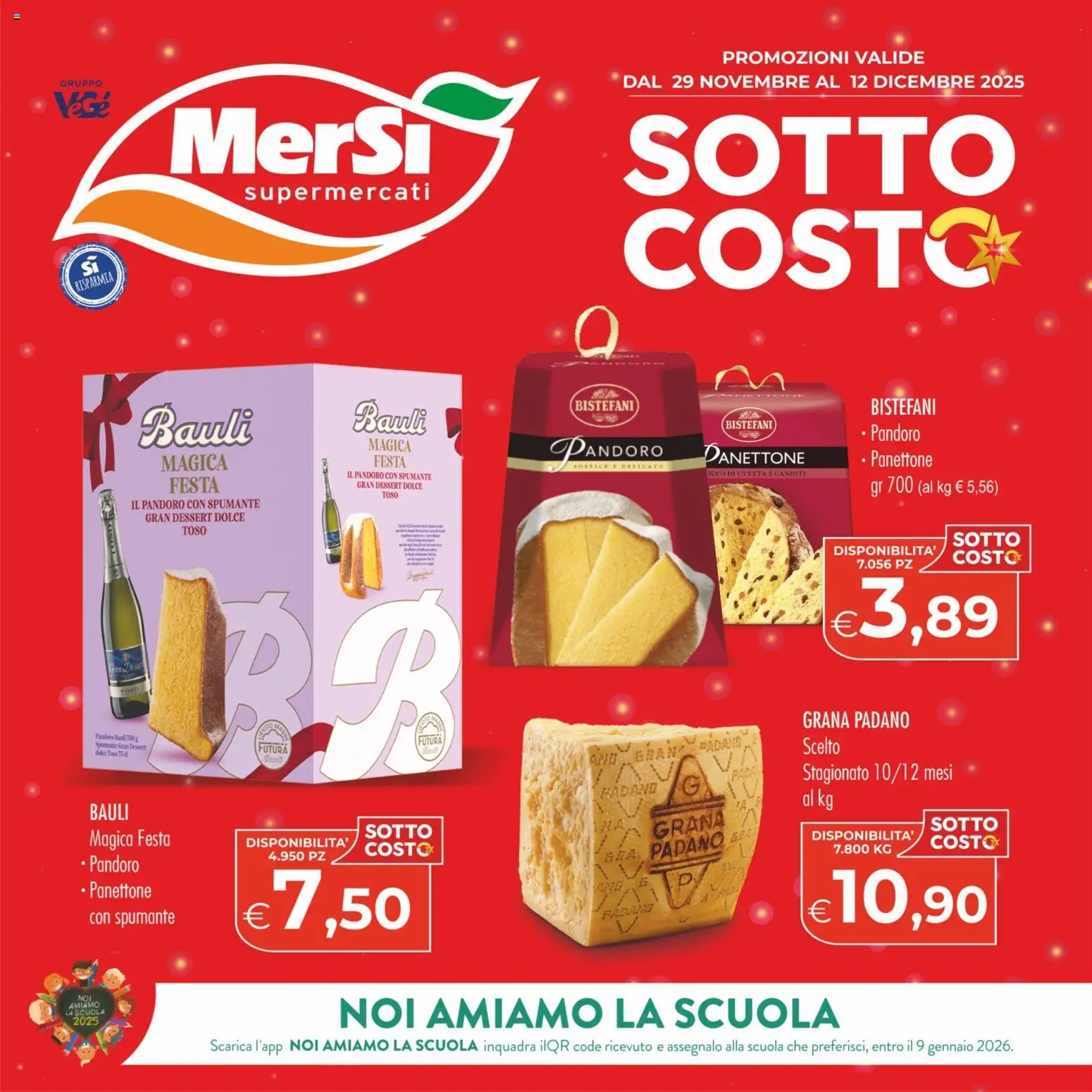 Volantino MerSi Supermercati	 - pagina 1 - valido dal 29/11/2025