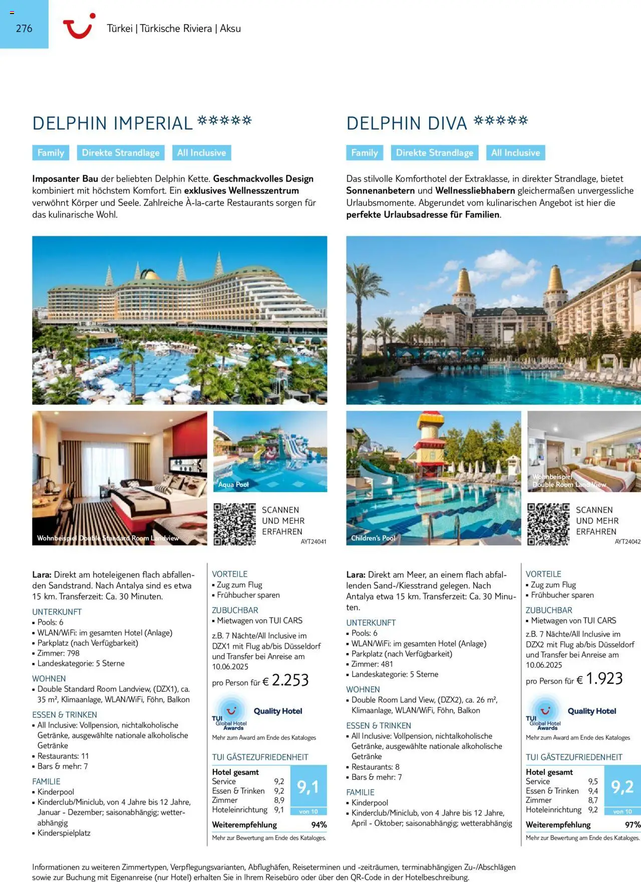 TUI  Südeuropa & Nordafrika 2025/26 - Seite 276 - gültig ab 01.01.2025