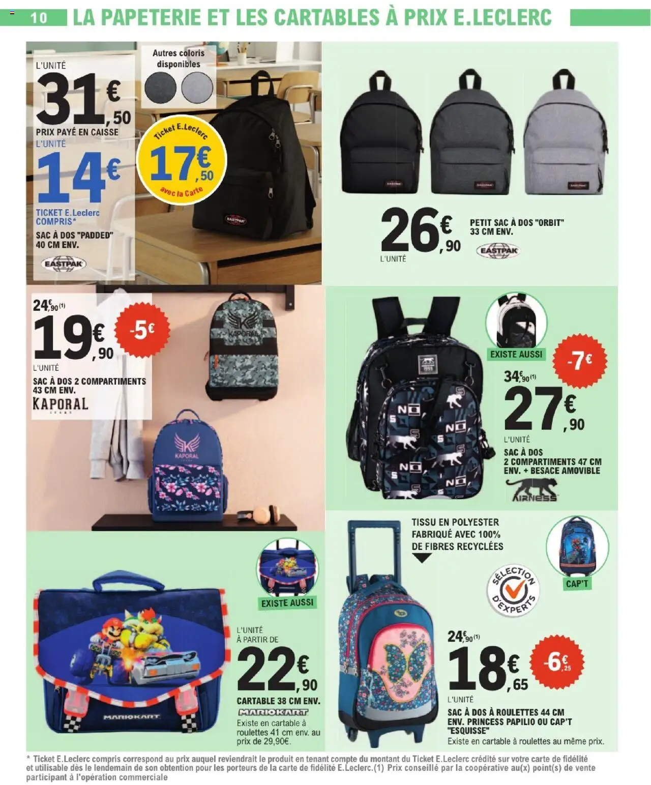 E.Leclerc catalogue semaine 29 - page 10 - valable à partir du 15/07/2025