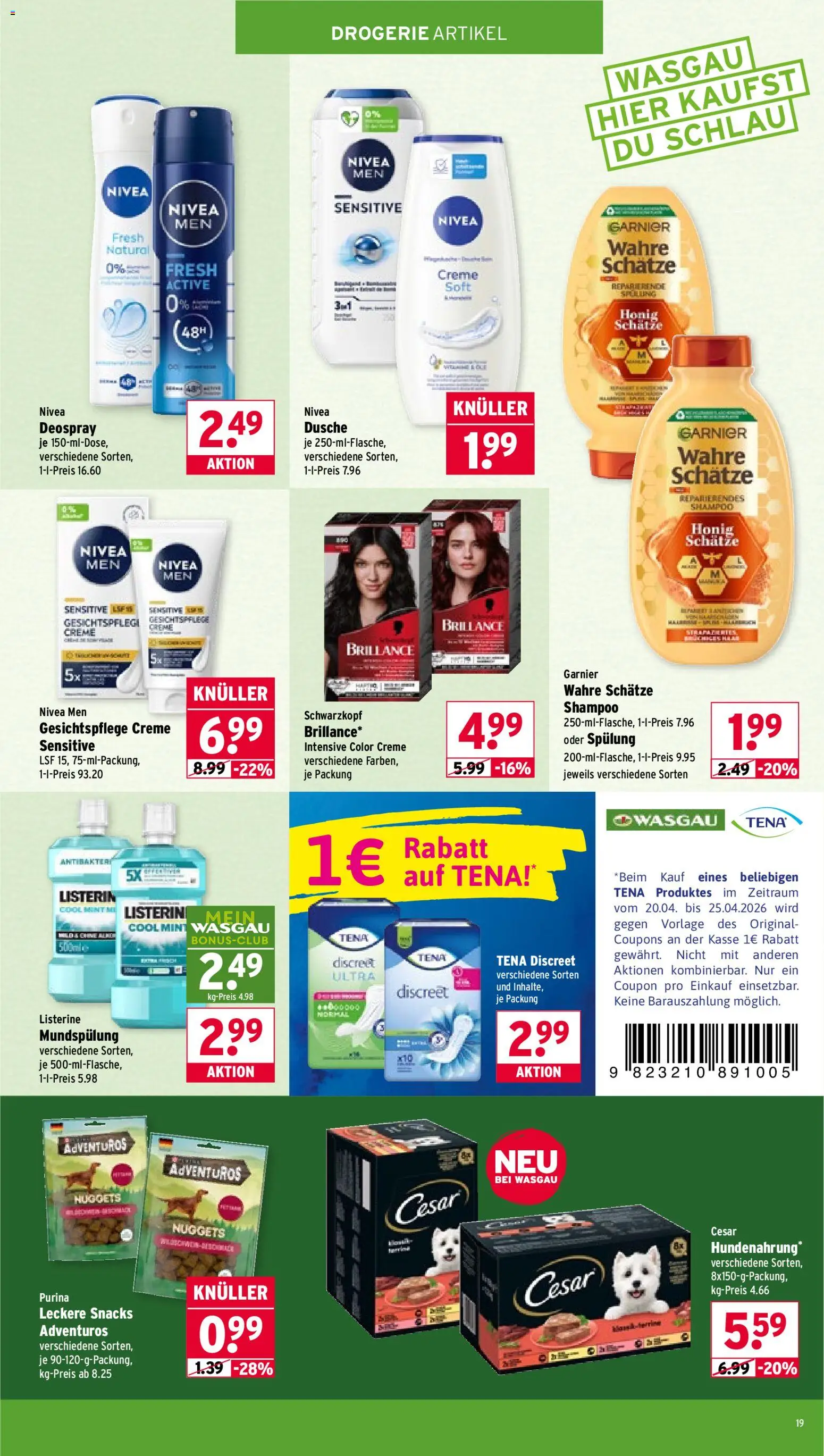 Wasgau Prospekt 	 - Seite 19 - gültig ab 20.04.2026