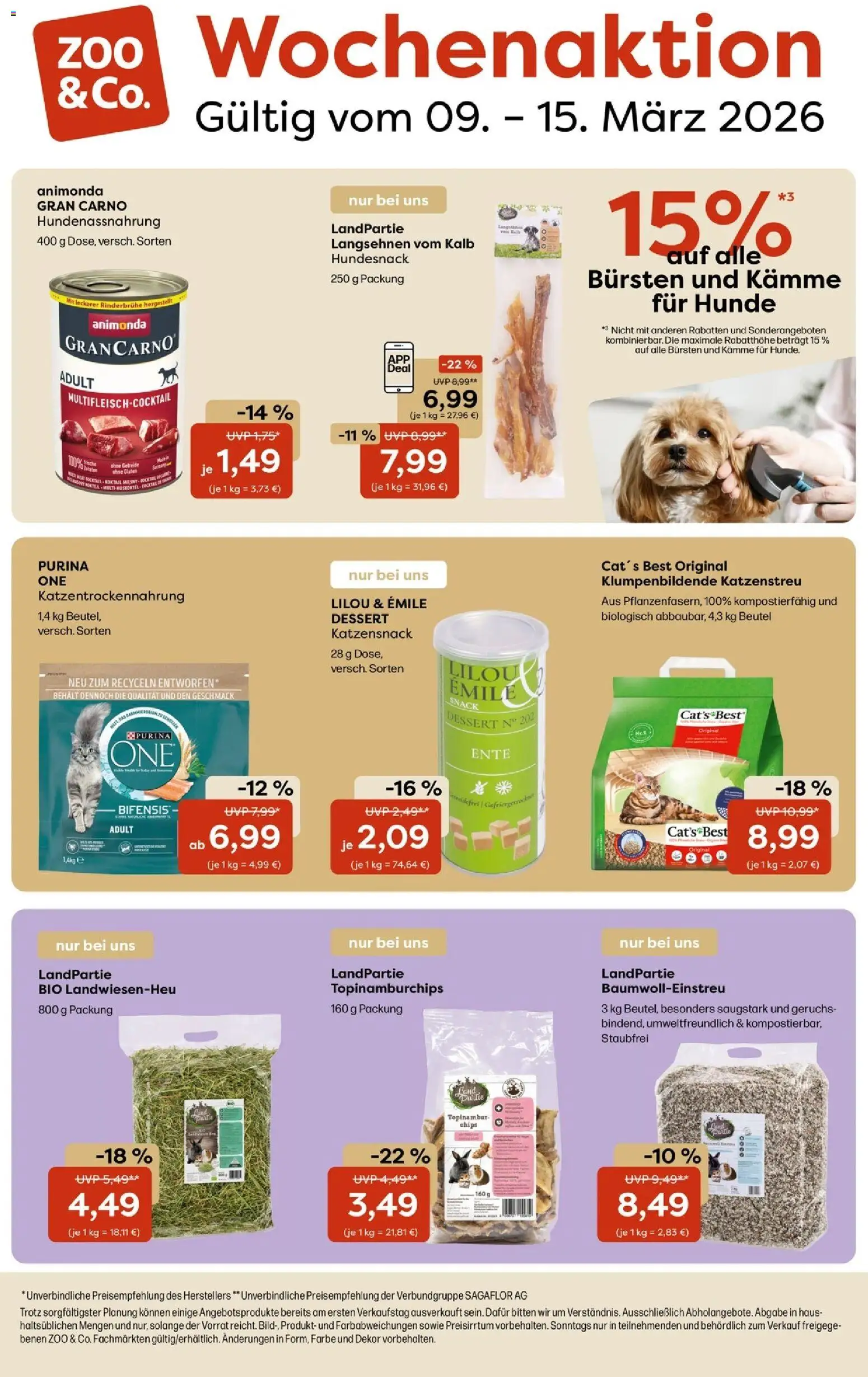 Zoo & co Prospekt 	 - Seite 1 - gültig ab 09.03.2026