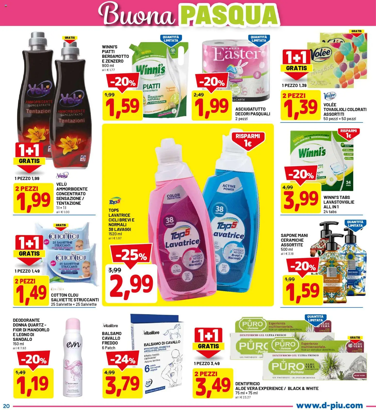 D Più volantino - pagina 20 - valido dal 26/03/2026