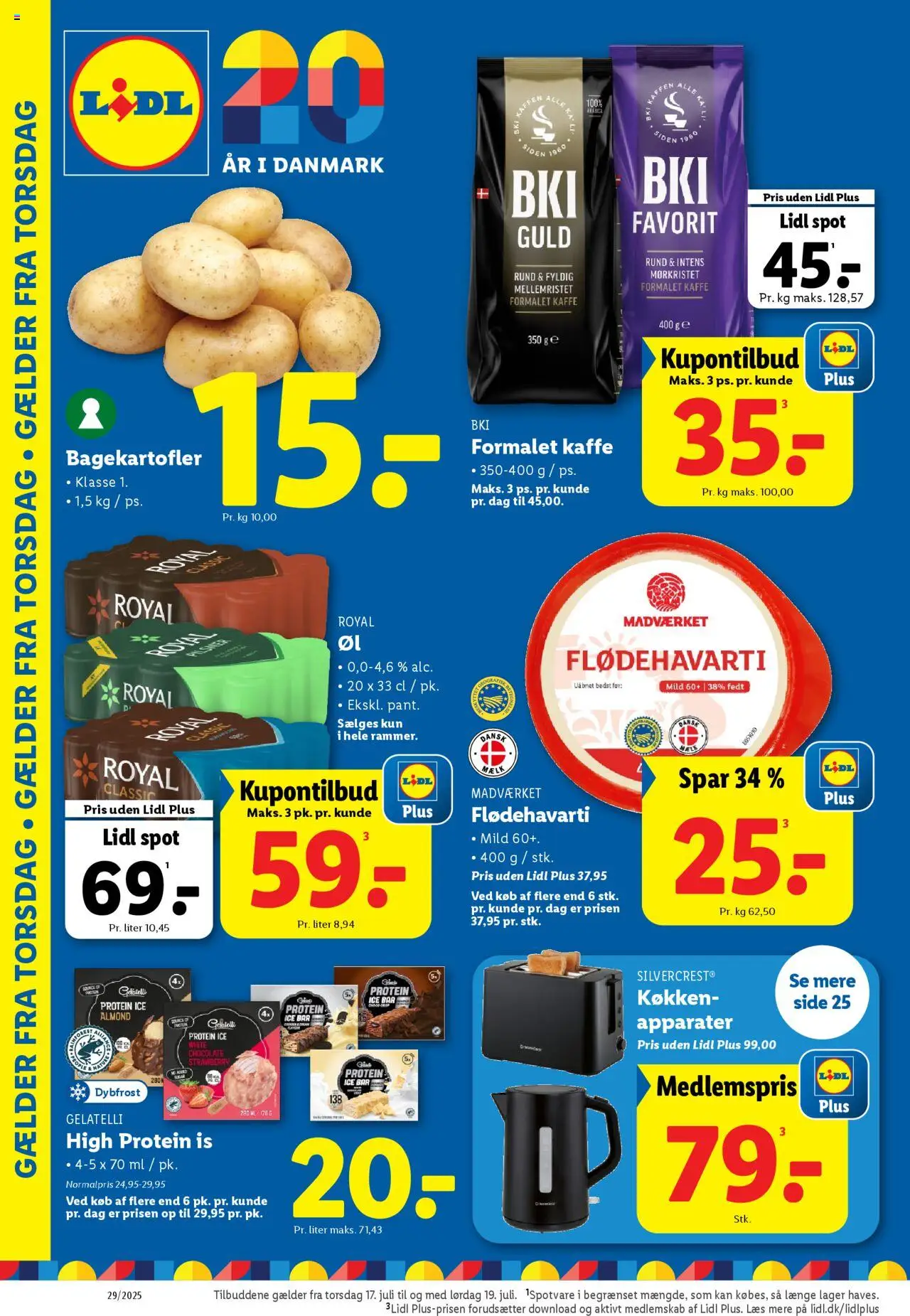 Lidl - Weekend tilbud - side 1- gyldig fra 17/07/2025