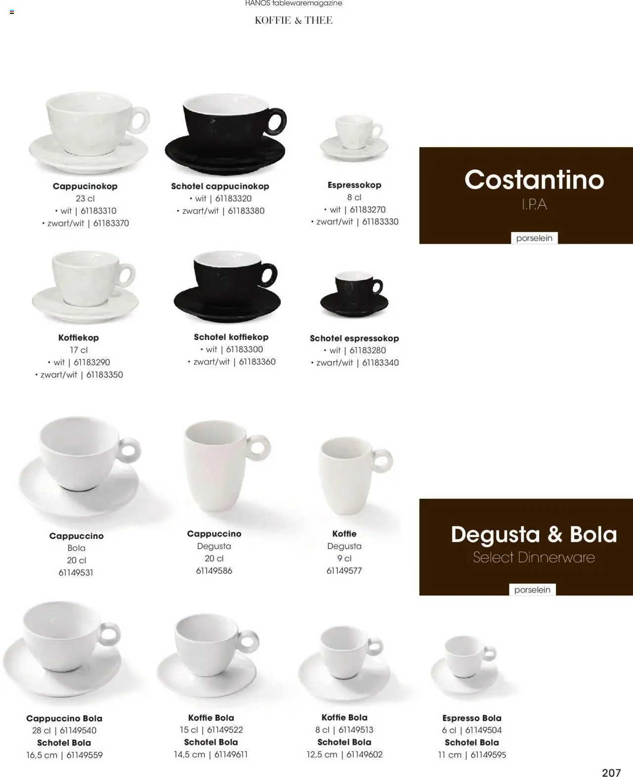 Hanos - Tableware magazine 2025-2026 - page 207- valid from 01-09-2025