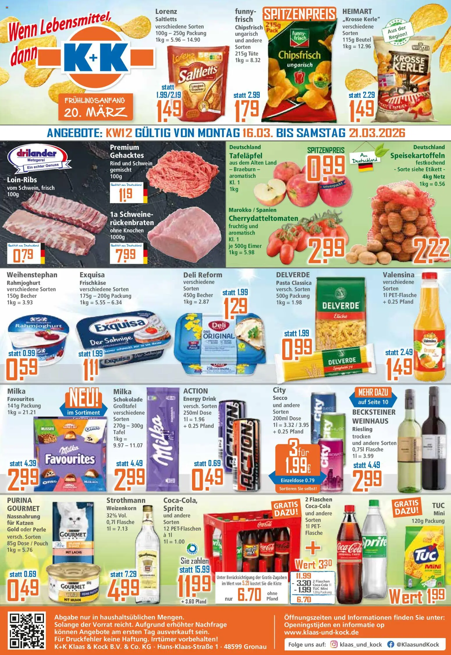 Klaas & Kock Prospekt 	 - Seite 1 - gültig ab 16.03.2026