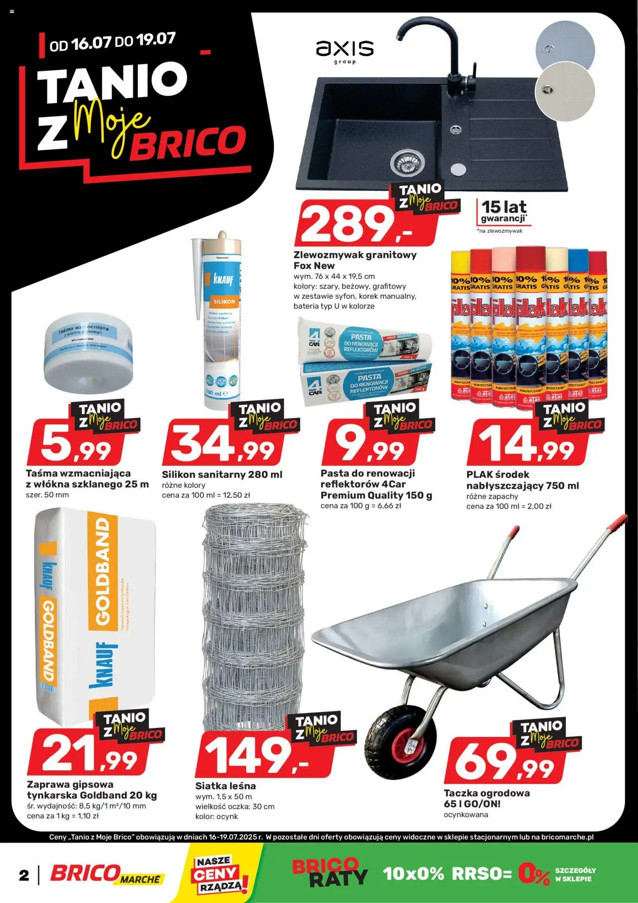 Brico Marché Gazetka - Tanio z Moje Brico - strona 1- ważny od 16.07.2025