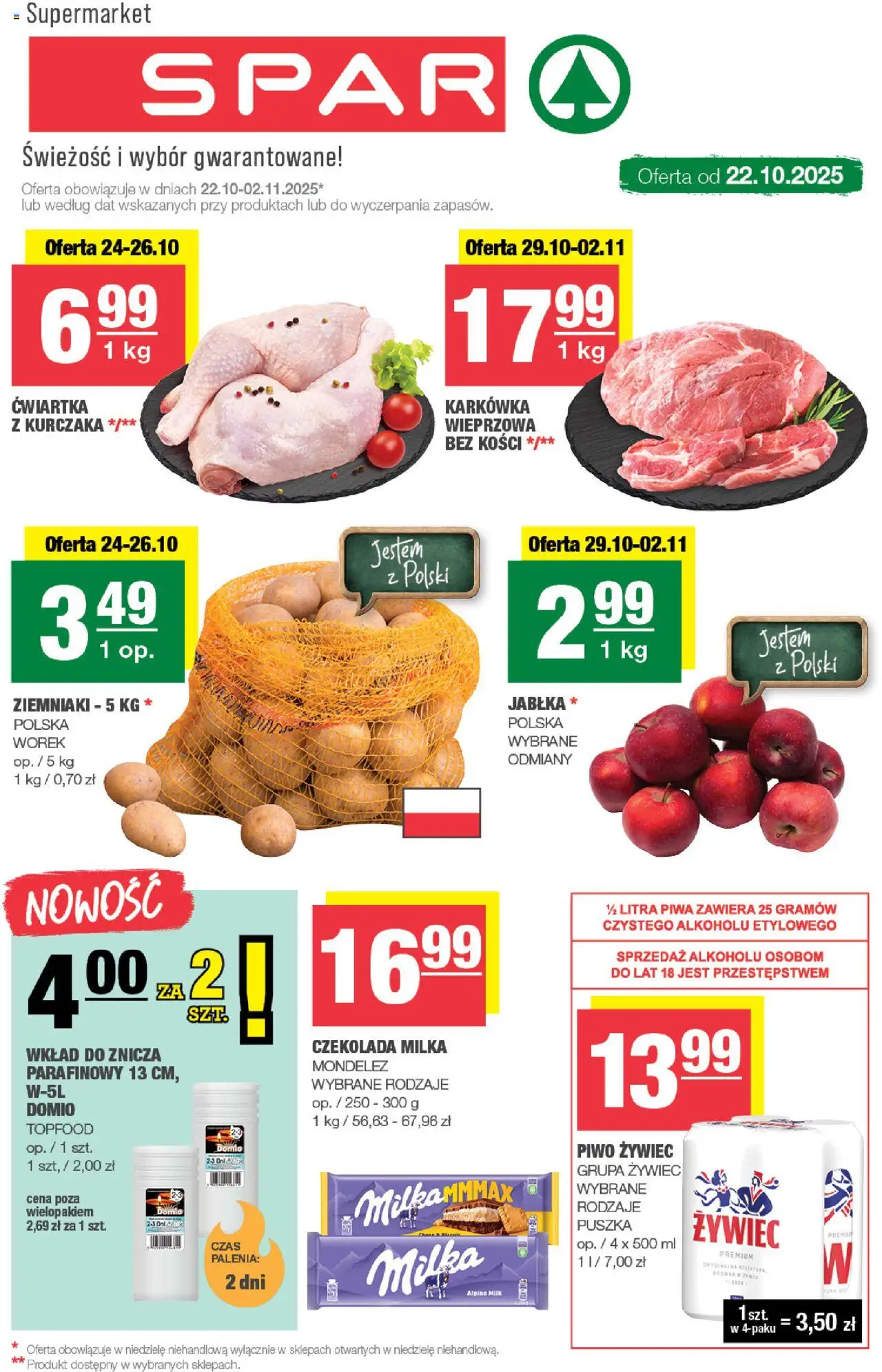 Spar Gazetka - strona 1- ważny od 22.10.2025