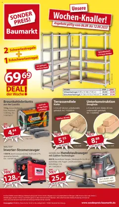 Vorschau Sonderpreis Baumarkt Prospekt 	 gültig ab 06.09.2025
