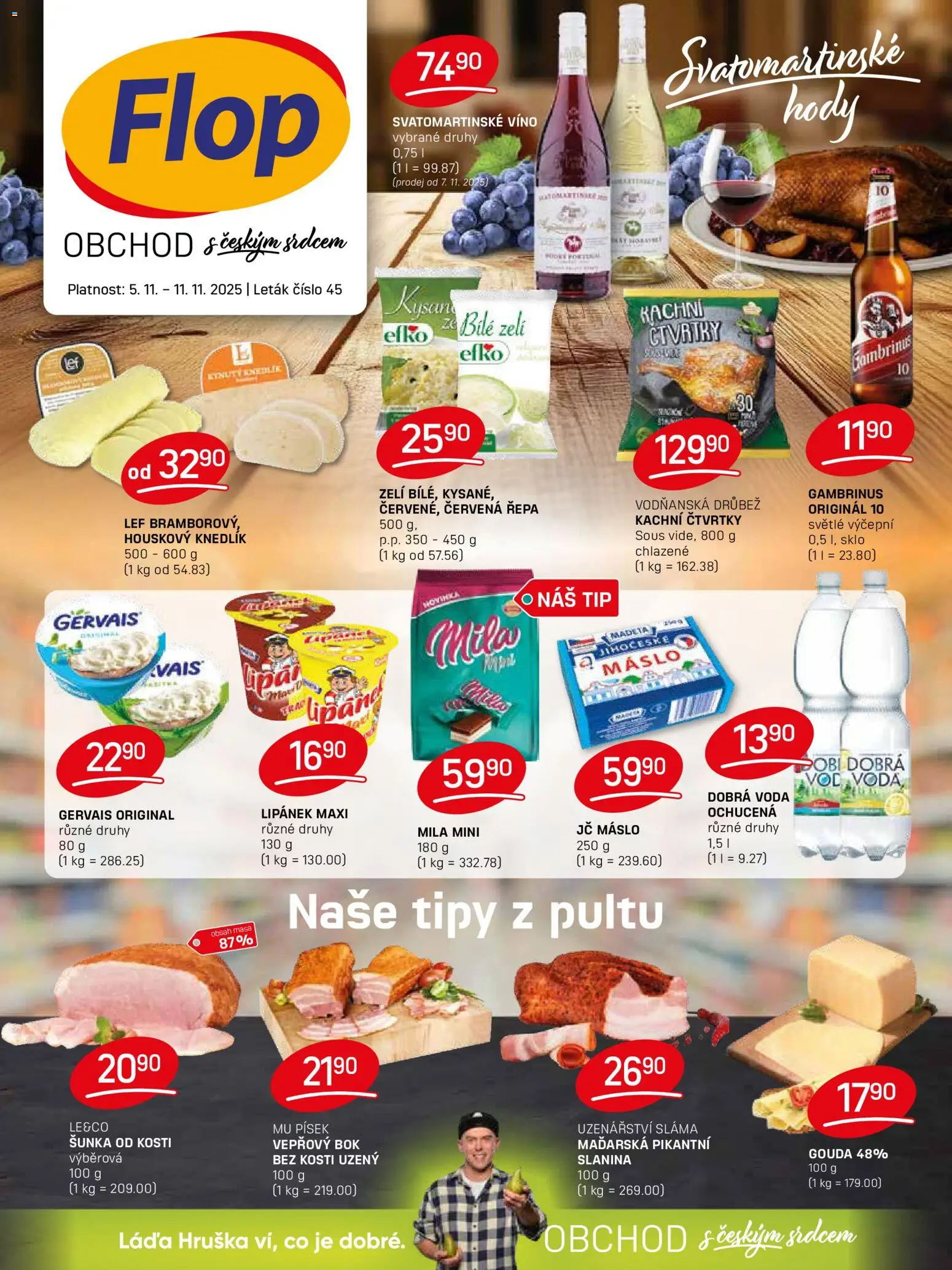 Flop leták - strana 1- platný od 05.11.2025