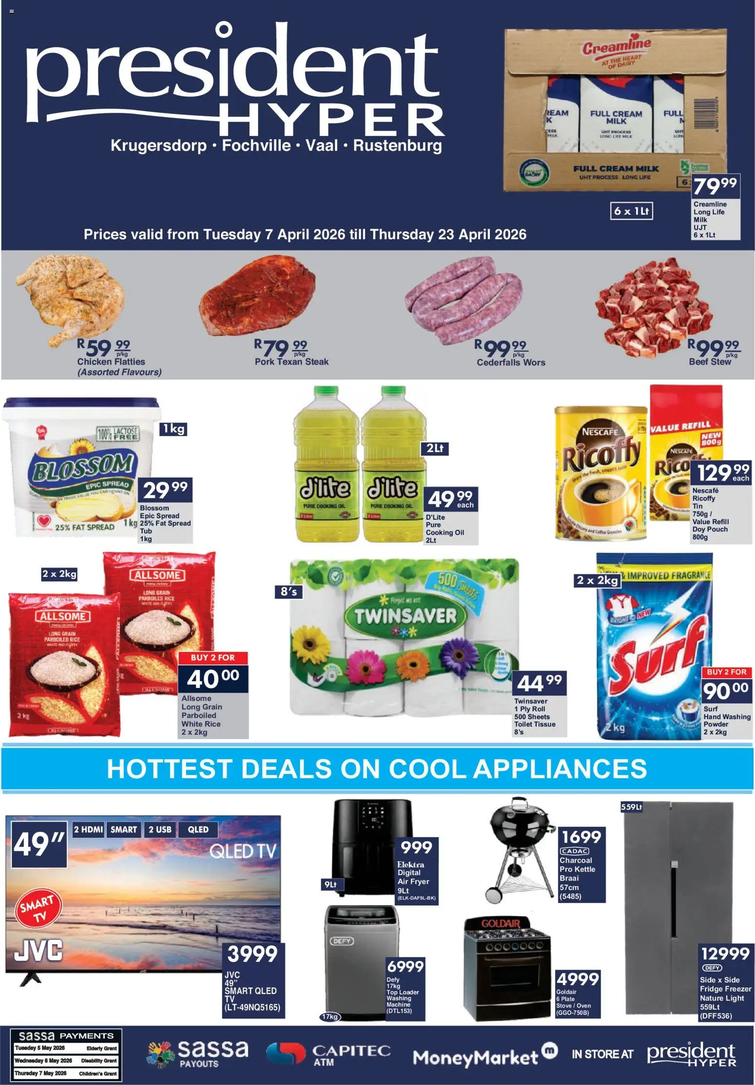President Hyper - Hot Deals - page 1- valid from 07/04/2026