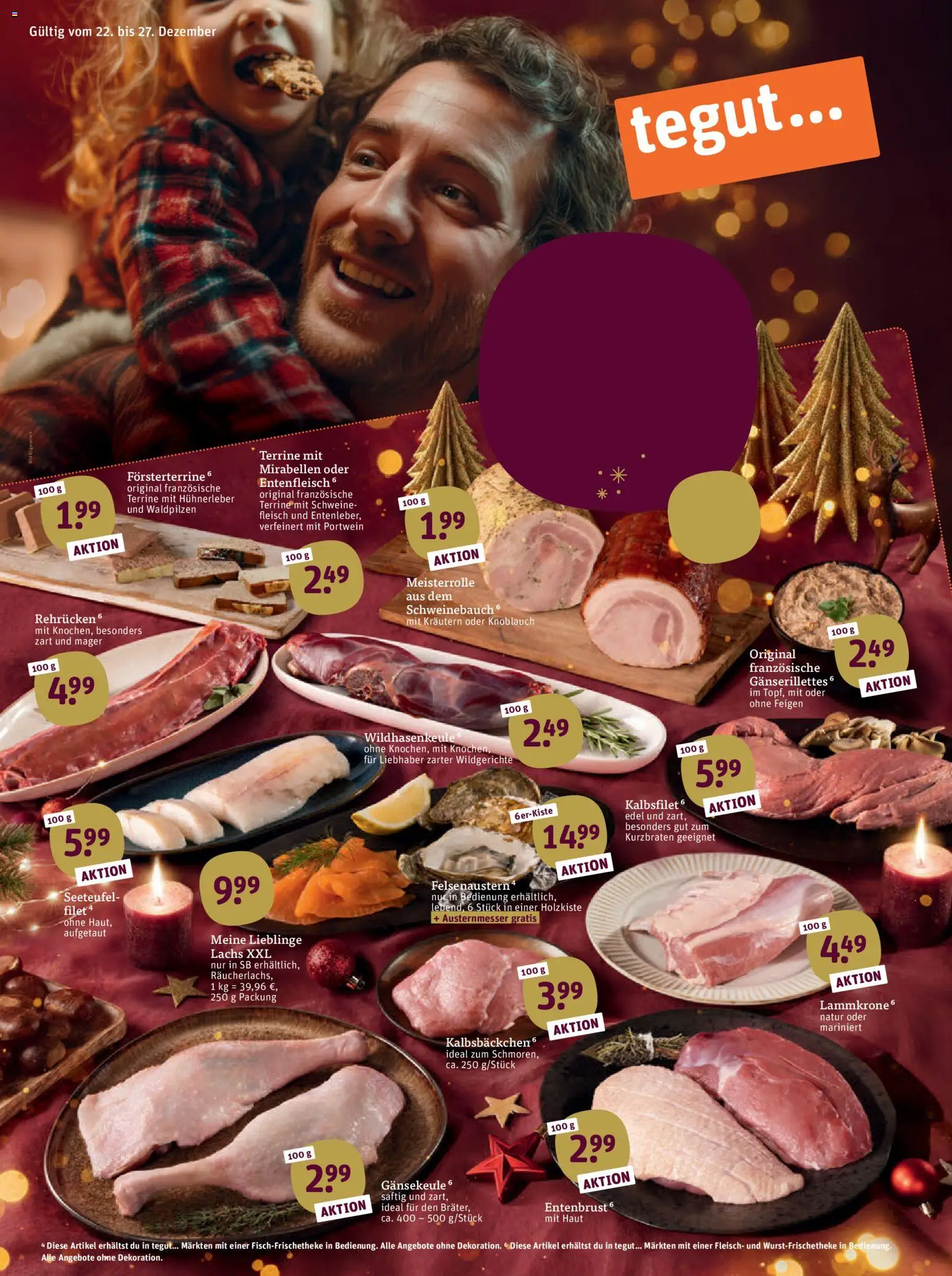 Tegut Prospekt - Seite 1 - gültig ab 22.12.2025