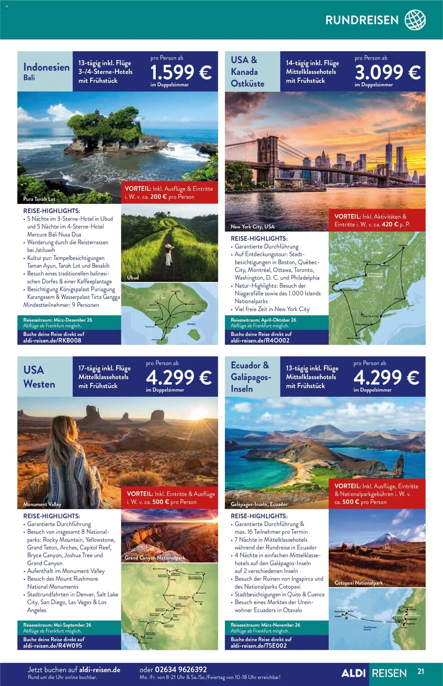 Aldi Reisen Prospekt 	 - Seite 21 - gültig ab 01.12.2025