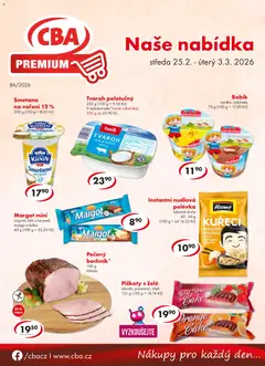 Náhled CBA leták - Premium platný od 25.02.2026