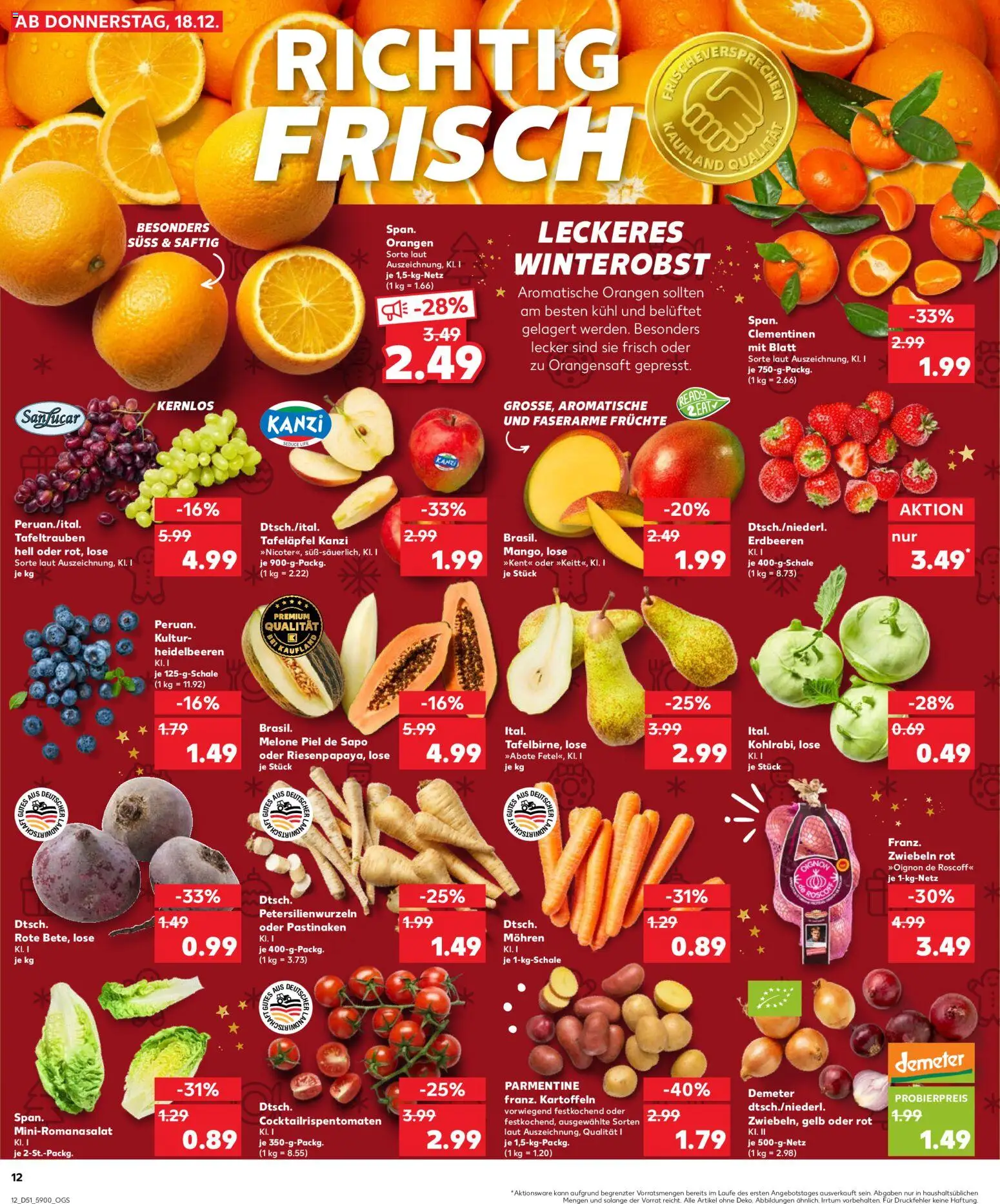Kaufland Prospekt 	 - Seite 12 - gültig ab 18.12.2025