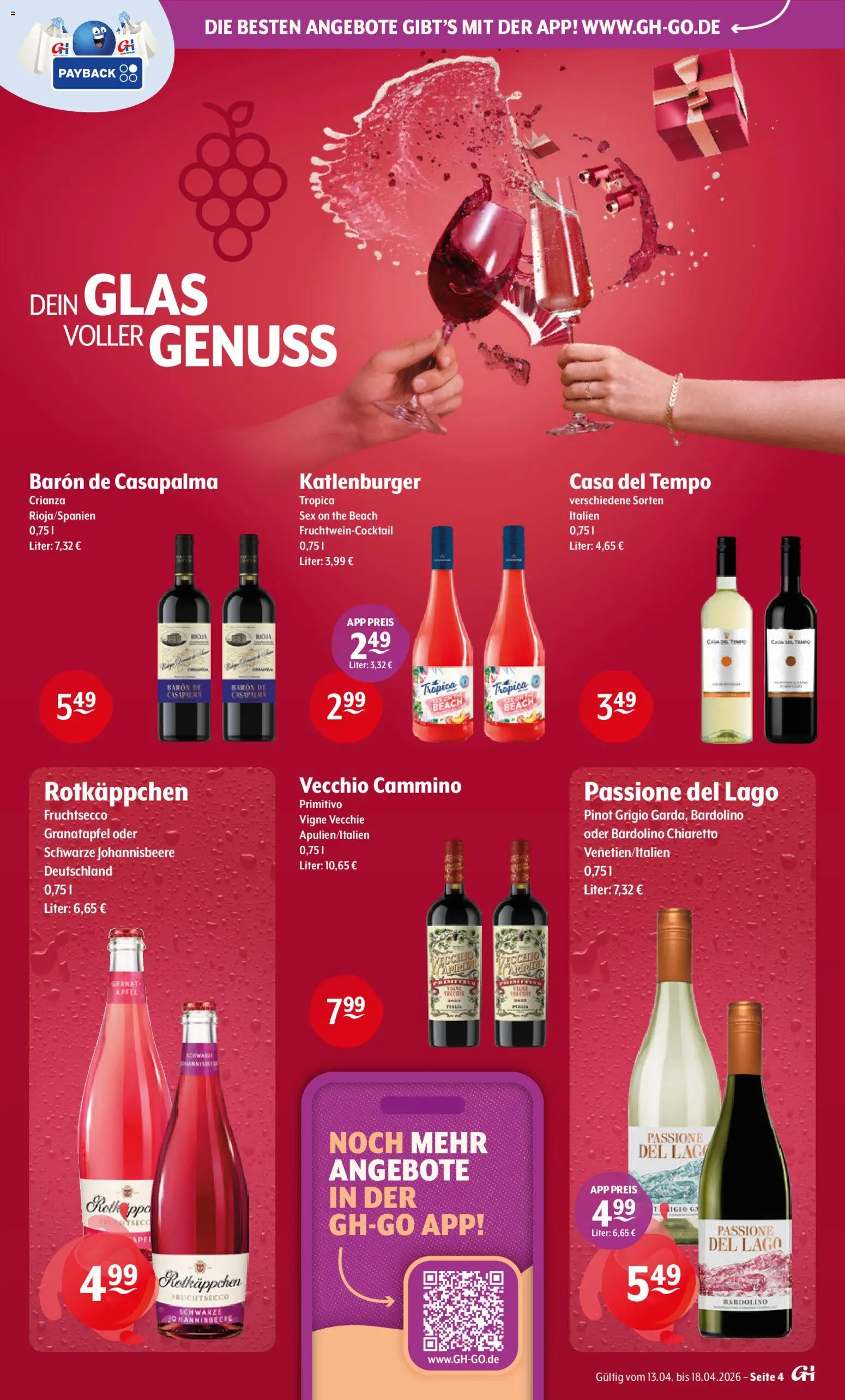 Trink und Spare Prospekt - Seite 4 - gültig ab 13.04.2026
