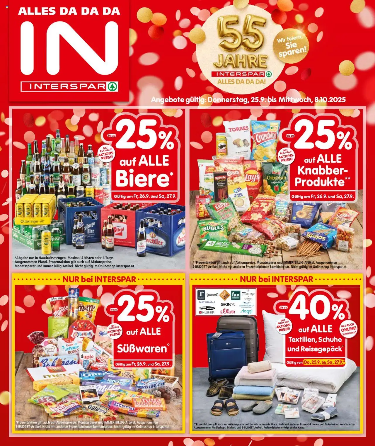 Interspar Flugblatt - Wien - Seite 1- gültig ab 25.09.2025