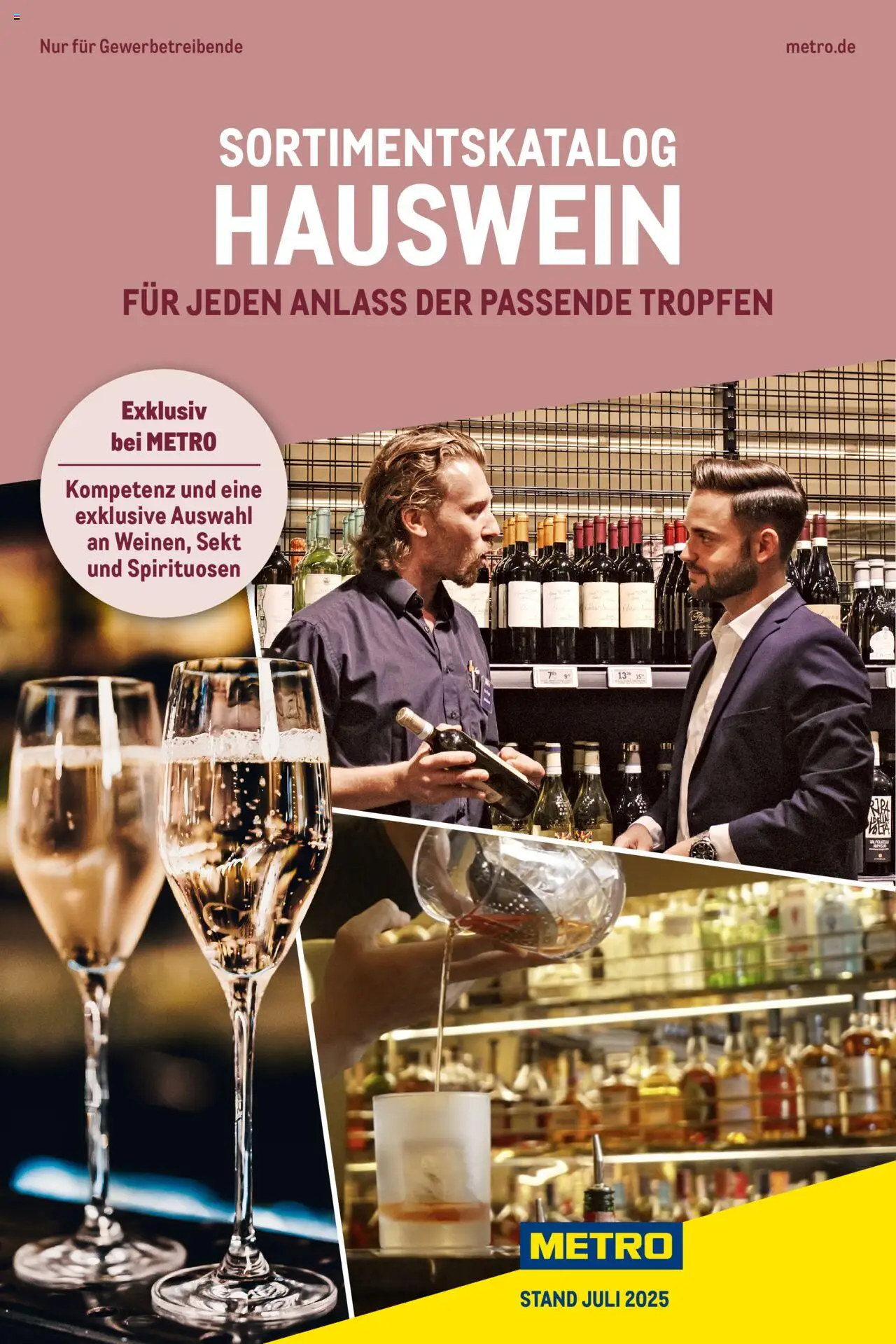 Metro - Hauswein Katalog - Seite 1 - gültig ab 01.07.2025