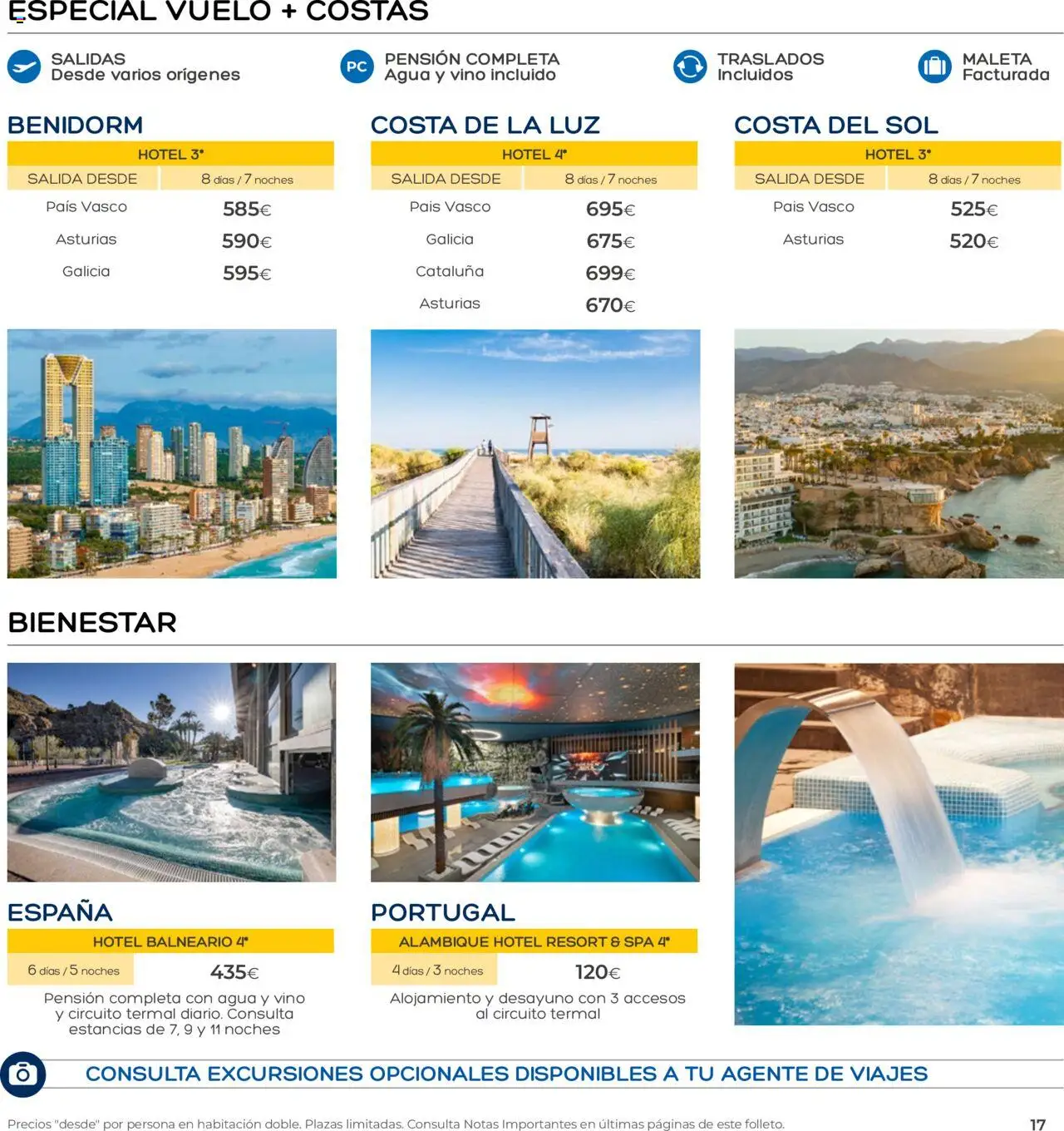 Viajes El Corte Inglés - Club de Vacaciones - Vacaciones Económicas Personalizado - Página de 17 - Válido desde 01/09/2025