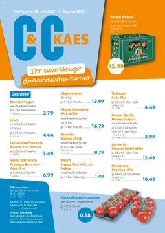 Vorschau C&C Prospekt 	 gültig ab 28.07.2025