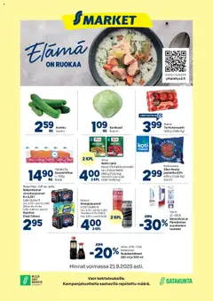 Esikatselu S-market tarjoukset voimassa alkaen 17/09/2025