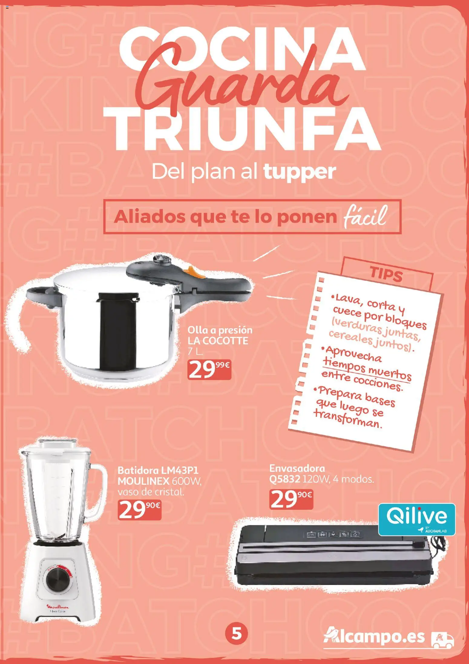 Alcampo - Batchcooking 2026 - Página de 5 - Válido desde 15/01/2026
