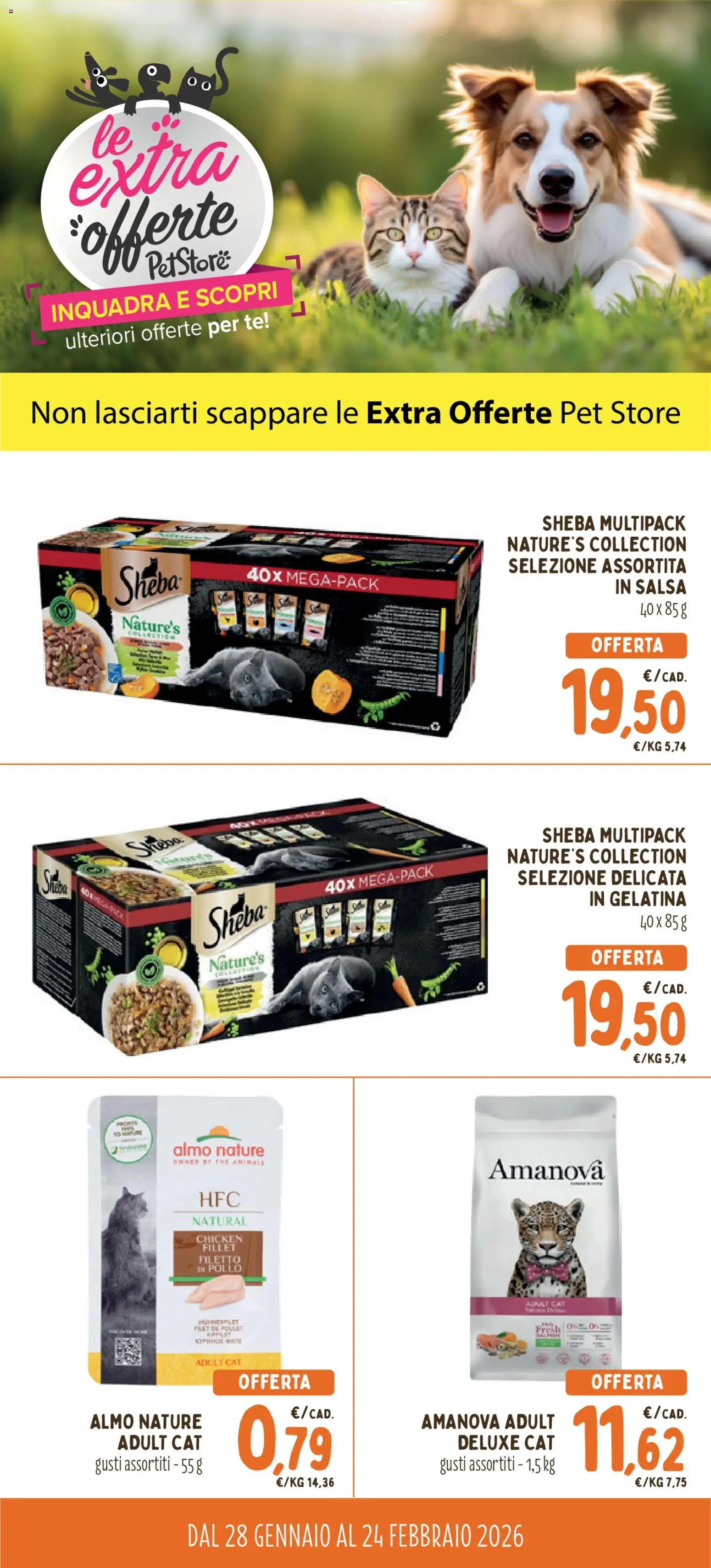 Conad PetStore Extra Offerte catalogo - pagina 1 - valido dal 28/01/2026