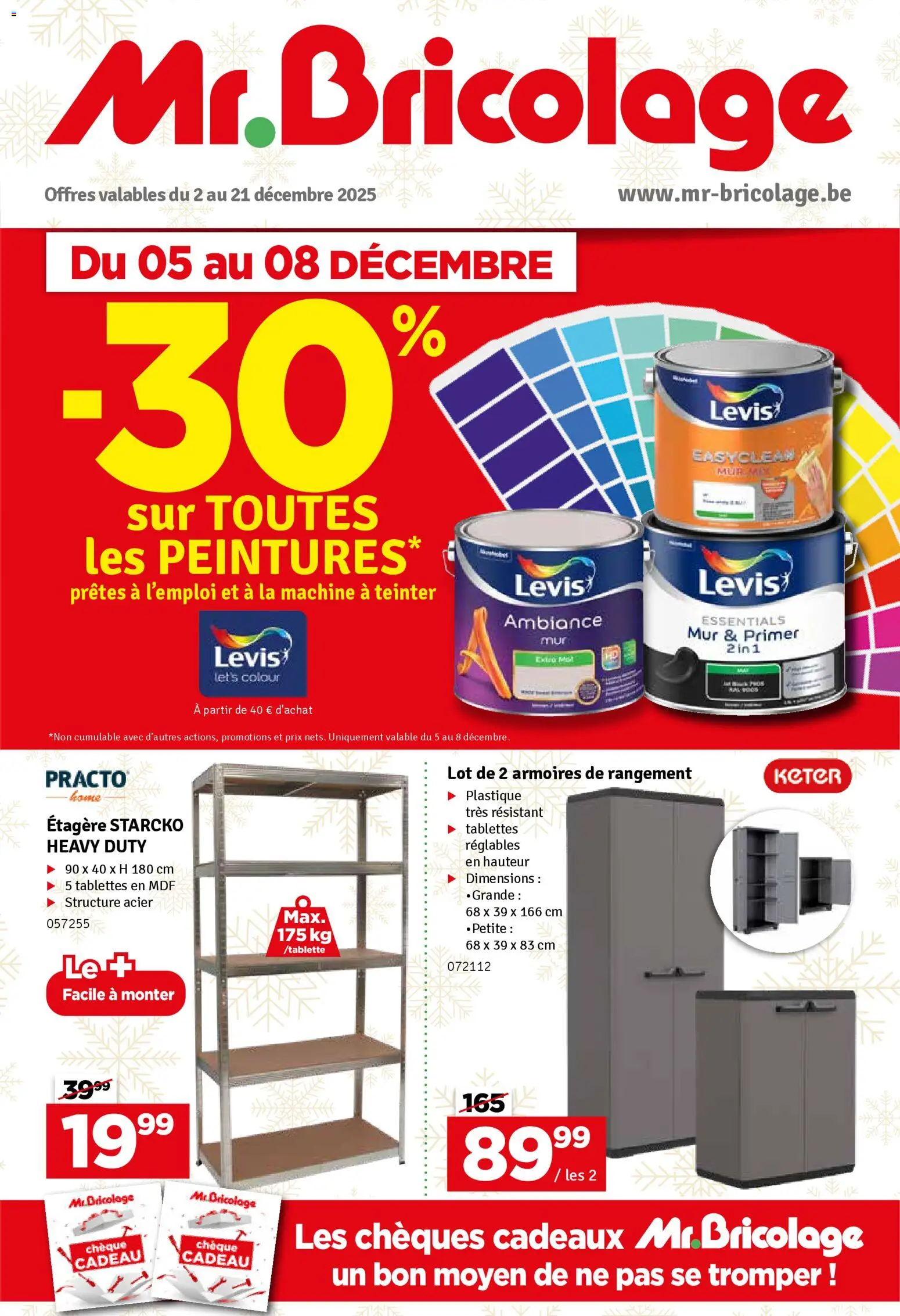 Mr Bricolage folder / publicité - pagina 1- geldig vanaf 02/12/2025