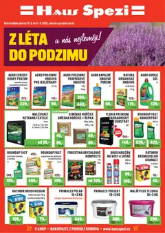 Náhled Haus Spezi leták - Z léta do podzimu platný od 16.08.2025