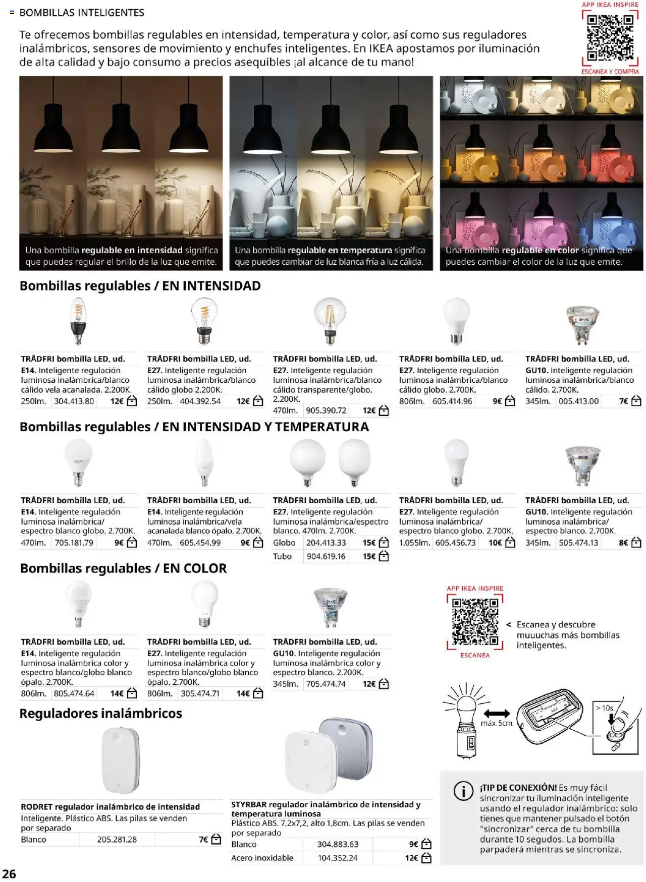 Catálogo IKEA Iluminación - Página de 26 - Válido desde 01/09/2025