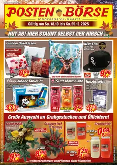 Vorschau Posten Börse Prospekt gültig ab 18.10.2025