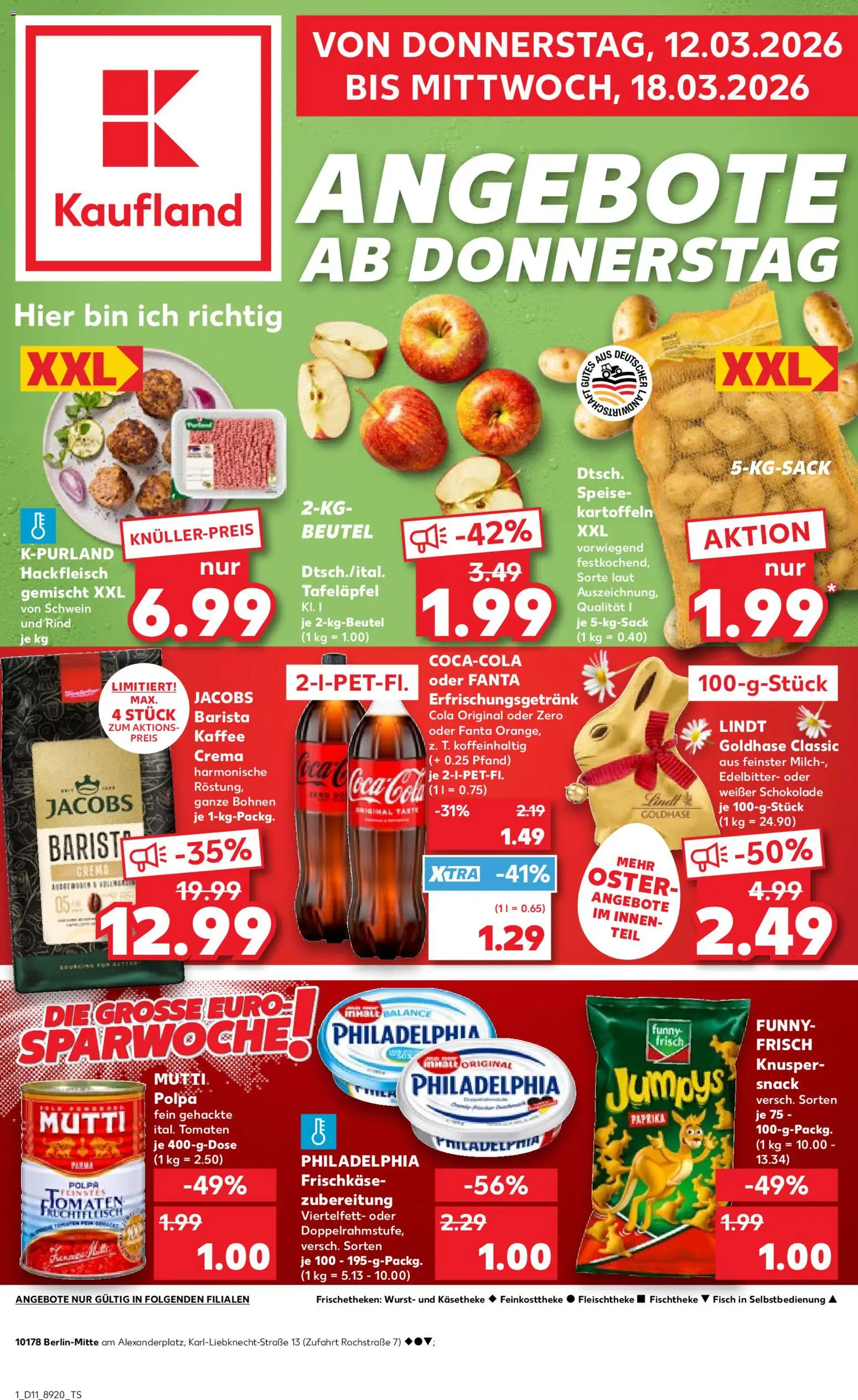 Kaufland Prospekt 	 - Seite 1 - gültig ab 12.03.2026