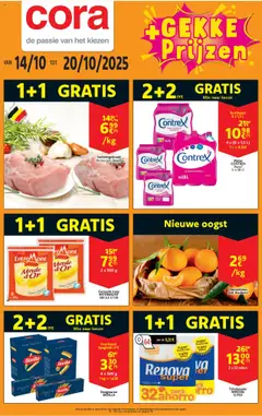 Cora folder week 42 geldig vanaf 14/10/2025