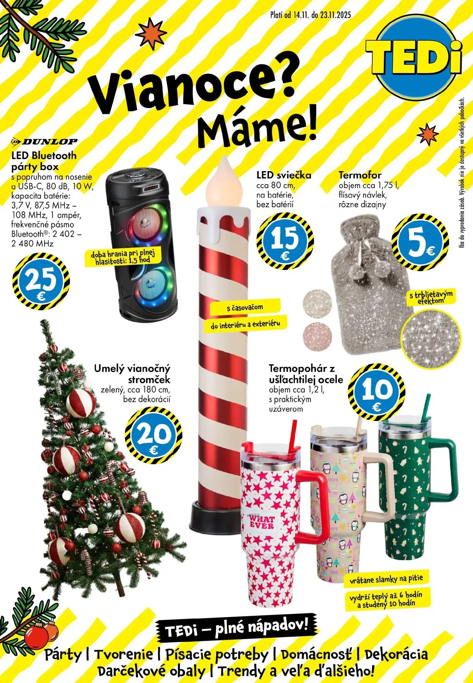 TEDi leták - strana 1- platný od 14.11.2025