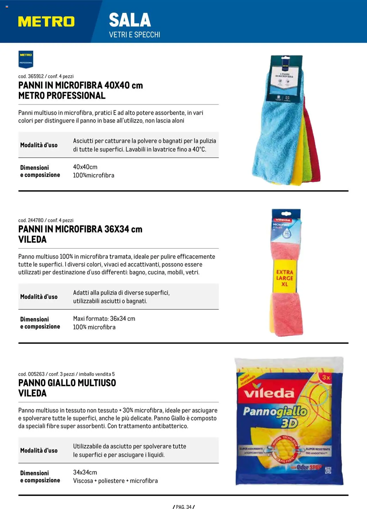 Metro Detergenza Professionale catalogo - pagina 34 - valido dal 11/09/2025