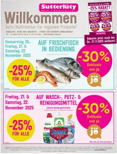Vorschau Sutterlüty Flugblatt gültig ab 20.11.2025