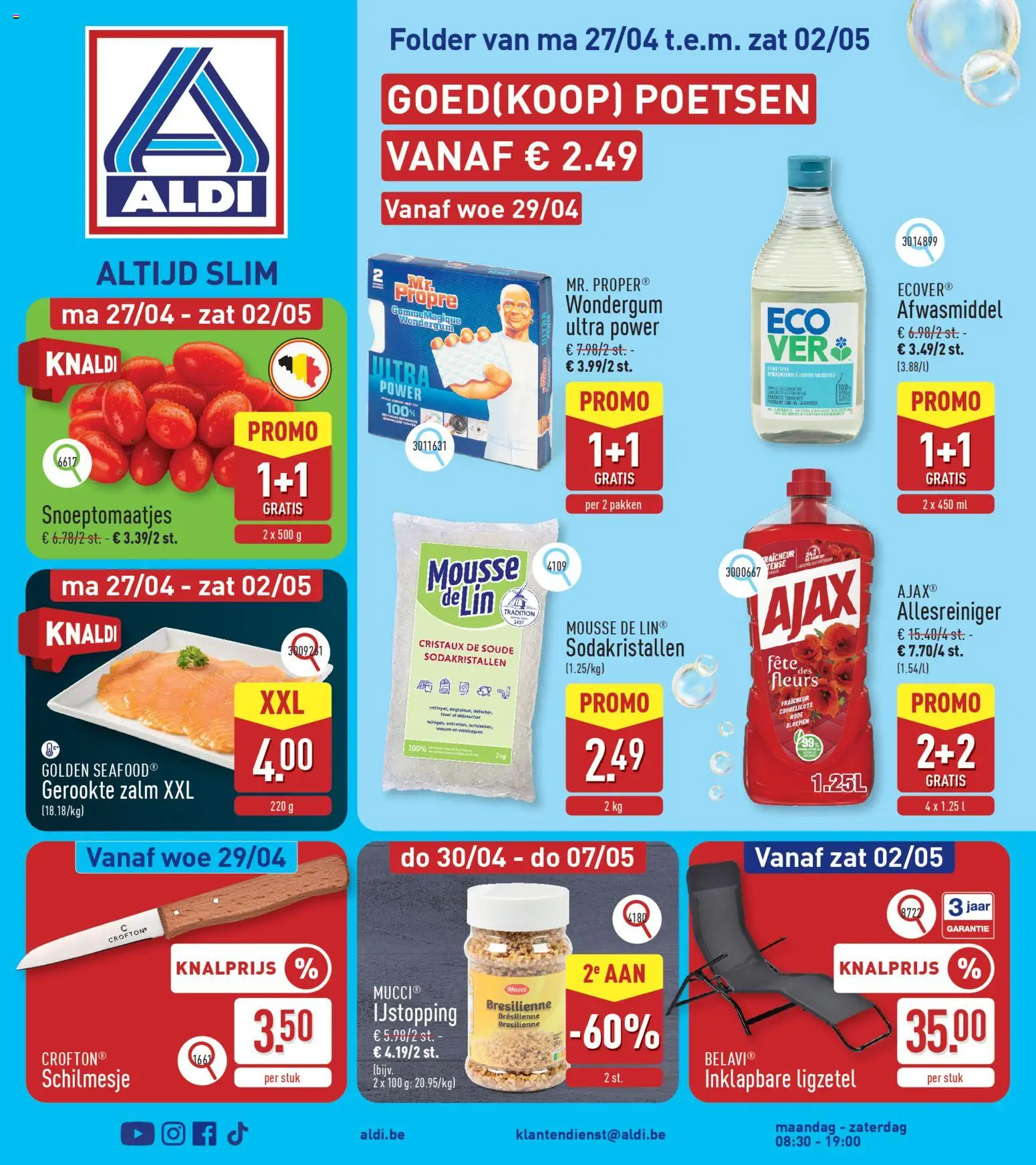 Aldi folder week 18 - pagina 1- geldig vanaf 27/04/2026