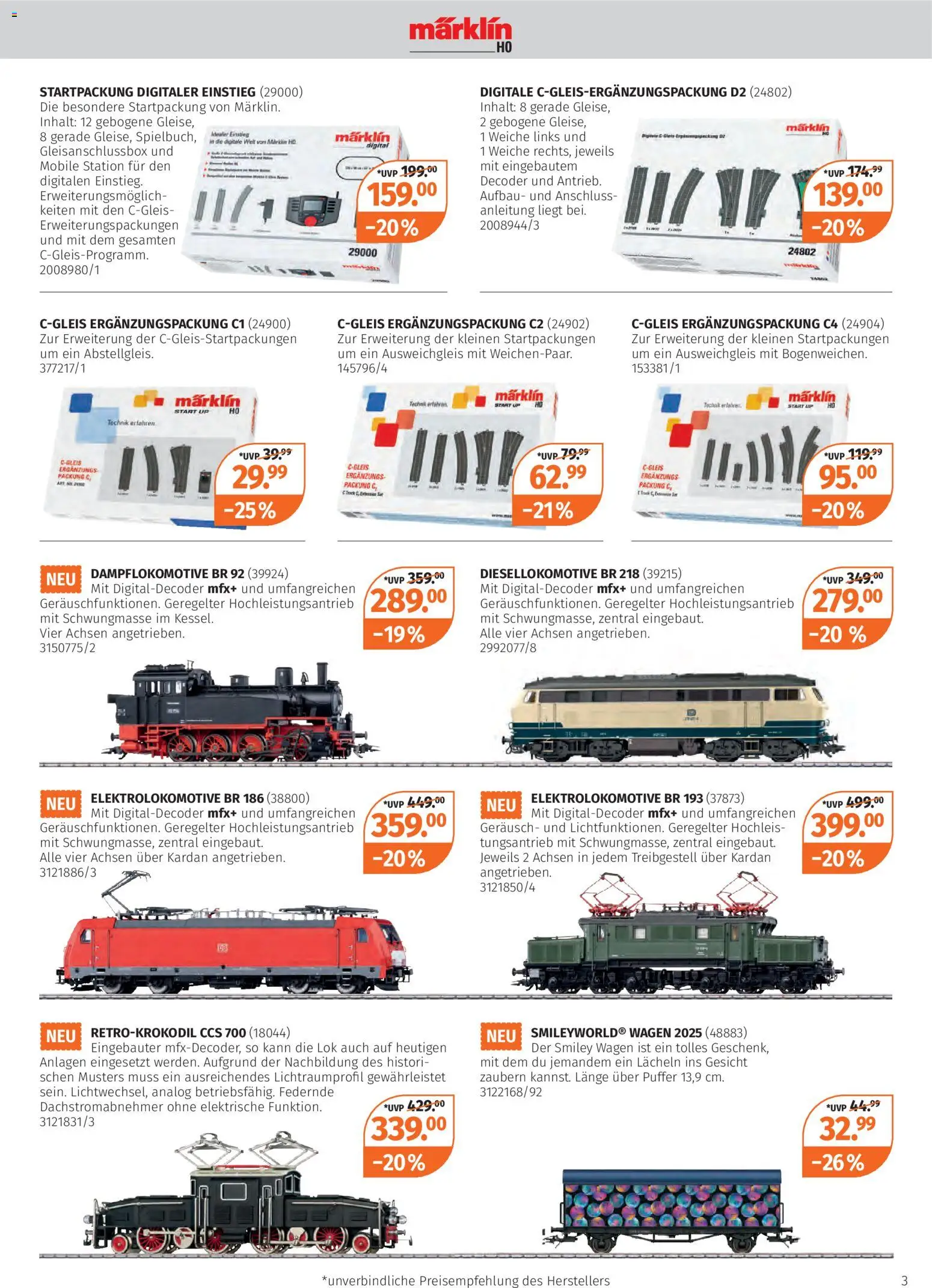 Müller Modell-Eisenbahn 2025 - Seite 3 - gültig ab 27.10.2025