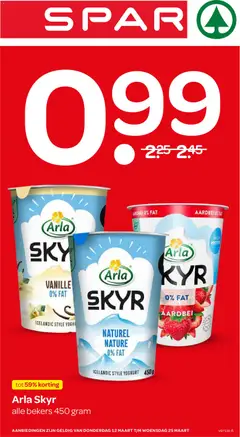 Spar folder geldig vanaf 12-03-2026