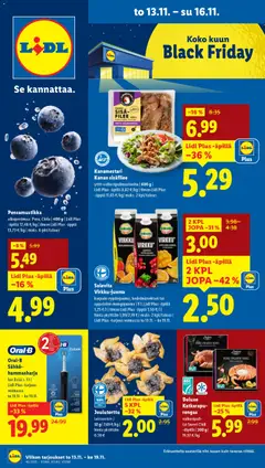 Esikatselu Lidl - Black Friday voimassa alkaen 13/11/2025