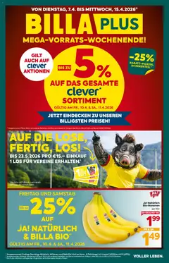 Vorschau Billa Plus Flugblatt gültig ab 07.04.2026