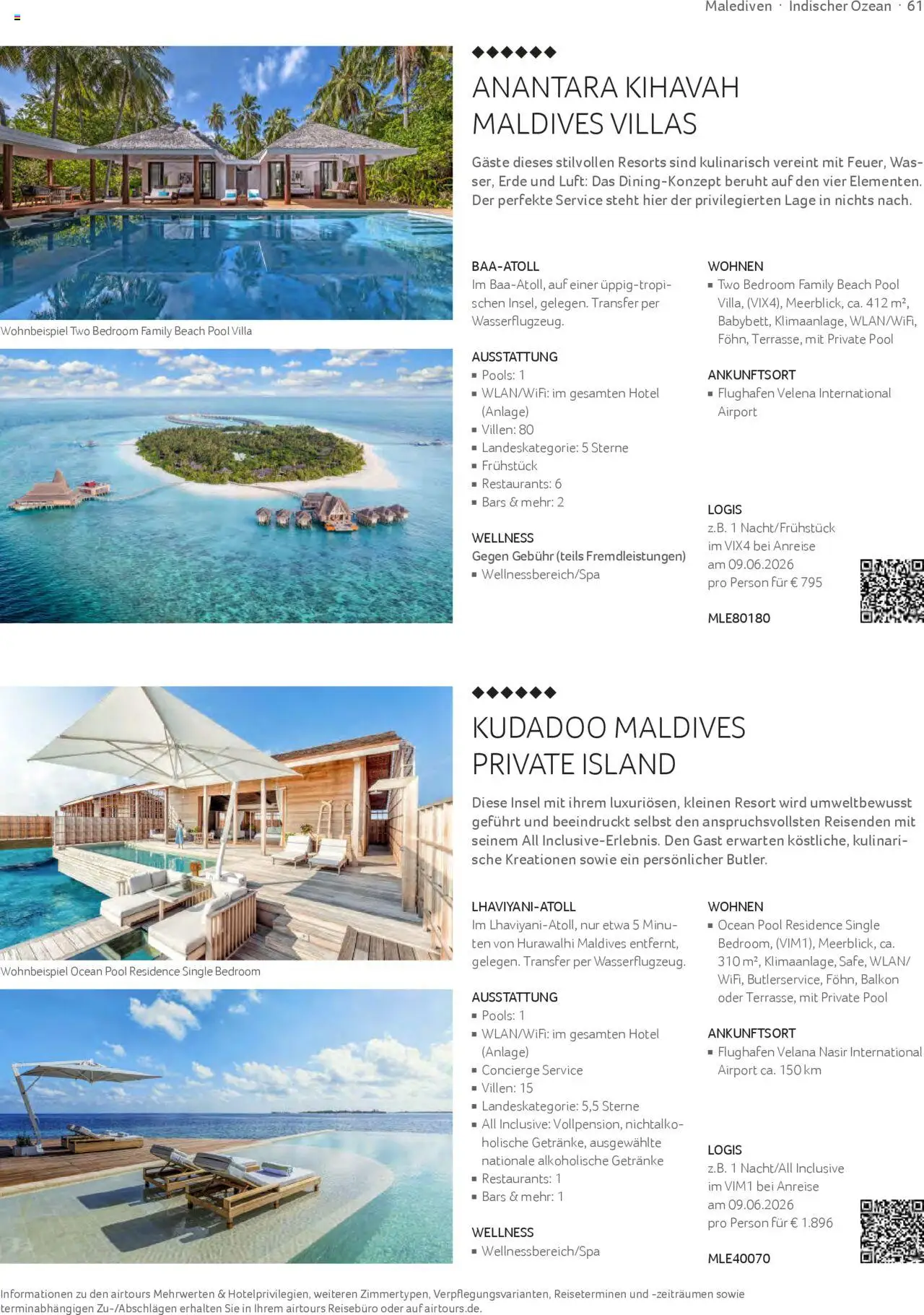 TUI airtours Katalog  Erstklassige Fernreisen 2025/26 - Seite 61 - gültig ab 01.11.2025