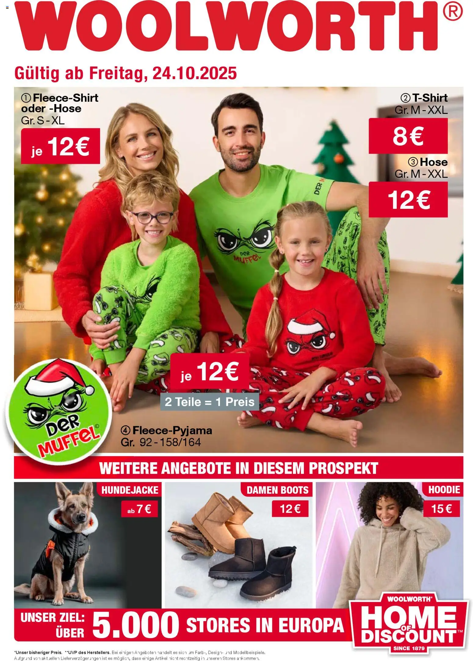 Woolworth  Flugblatt - Seite 1- gültig ab 24.10.2025