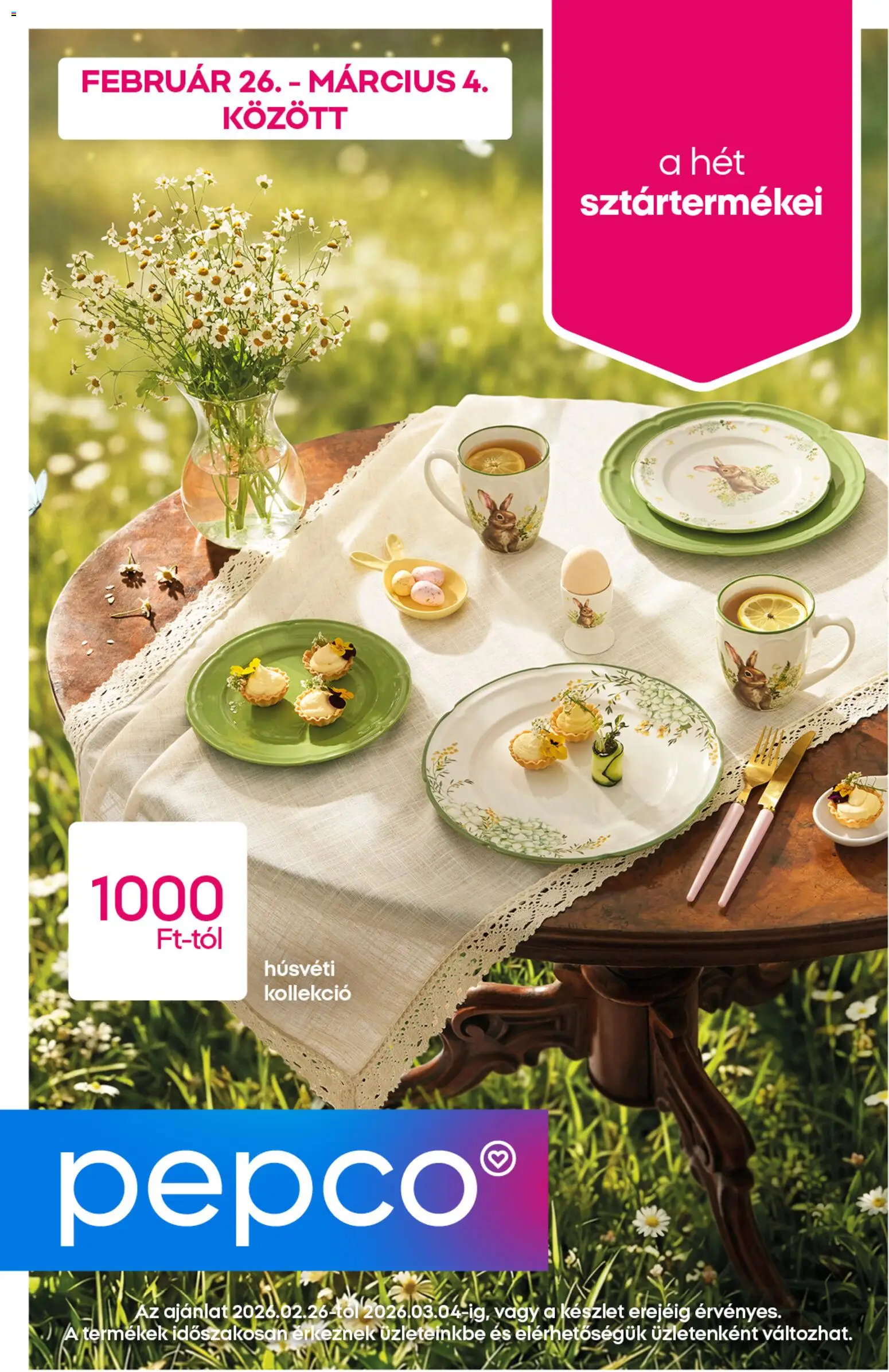 Pepco akciós újság - 1oldal - érvényes 2026.02.26.-tól