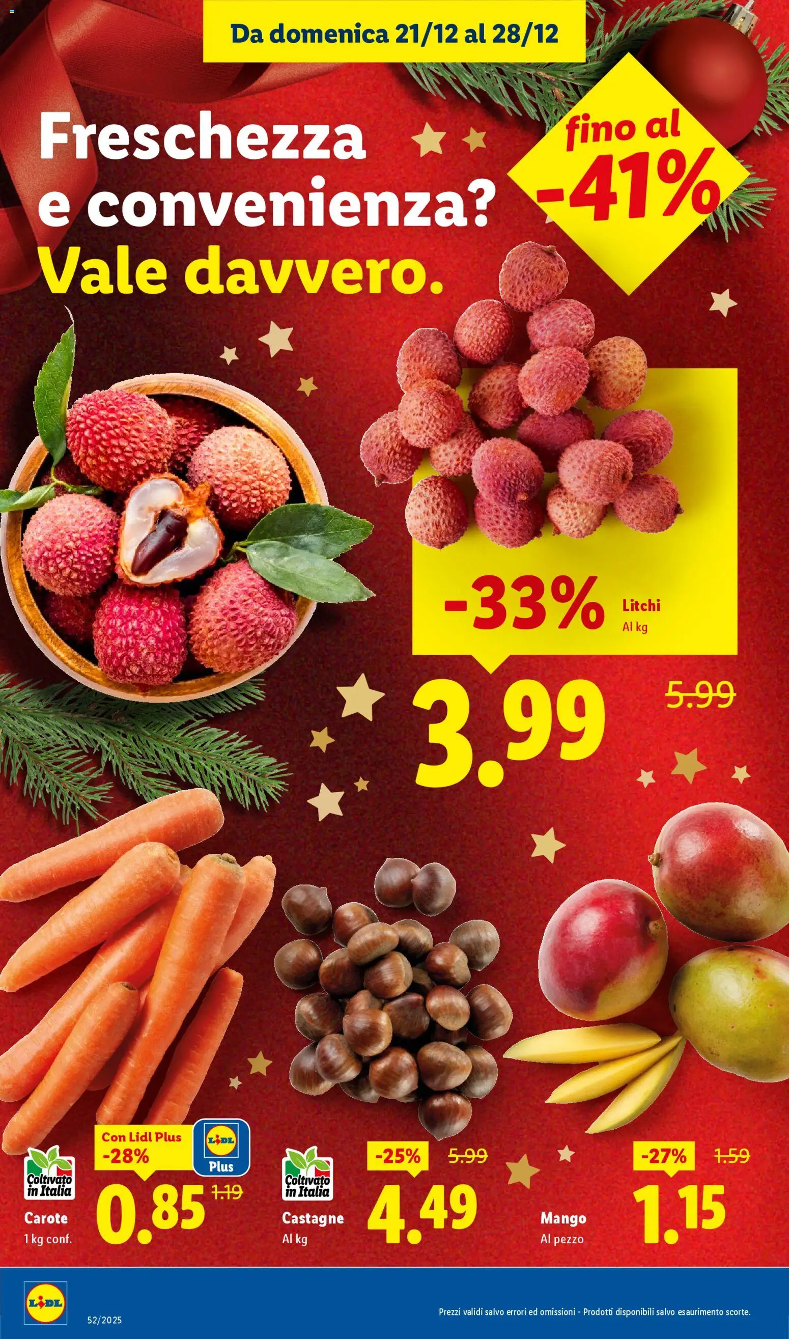 Volantino Lidl	 - pagina 2 - valido dal 21/12/2025