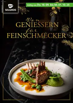 Vorschau Selgros Für Genießer  gültig ab 18.09.2025
