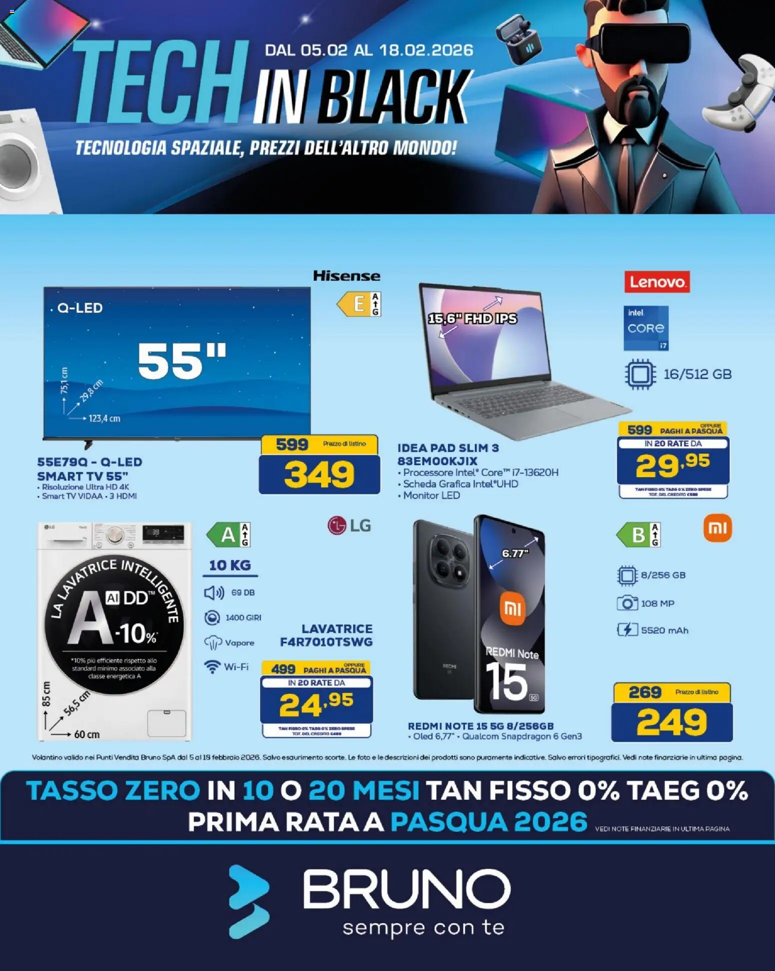 Volantino BRUNO	 - pagina 1 - valido dal 05/02/2026