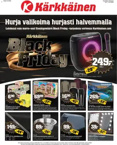 Esikatselu Kärkkäinen - Black Friday voimassa alkaen 19/11/2025